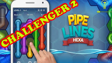 Pipe Lines Challenger 2 Level 1 to 150 ( Best Solution )