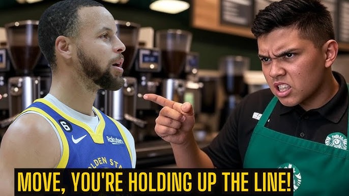 Starbucks Barista Tells Stephen Curry "Move, You're Holding Up the Line!" —  His Response Shocks Stor