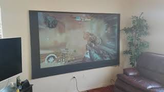 Optoma Hd27 Projector Dark Screen. One Of The Best Gaming Projector For 599.99