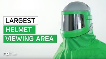 Largest Viewing Area for Blasting Helmet | Nova 3 | RPB Safety
