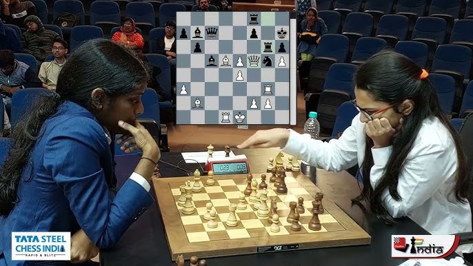 ChessBase India on X: The King was on e2, both smile after GM Pia Cramling🇸🇪  accidentally knocked her own king and misplaced it on e1 against GM Anna  Muzychuk🇺🇦 in the final