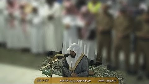 تلاوة ماتعة مع أمطار الحرم المكي | للشيخ د- ماهر المعيقلي | النور ( 41-46) السبت 23-3-1440هـ