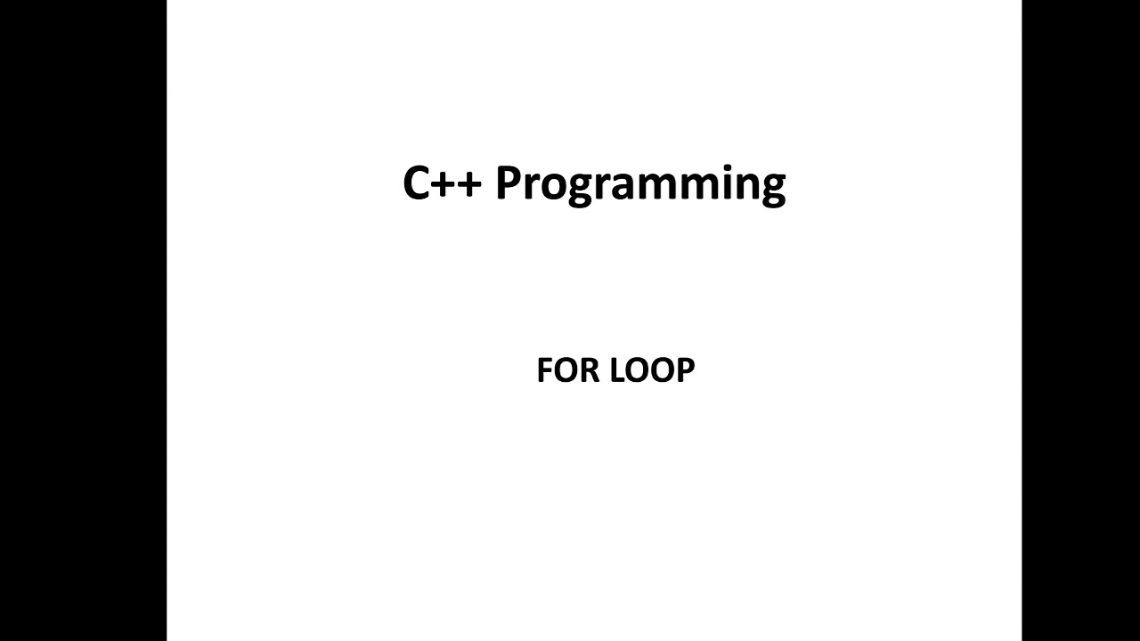 For loop Execution - YouTube