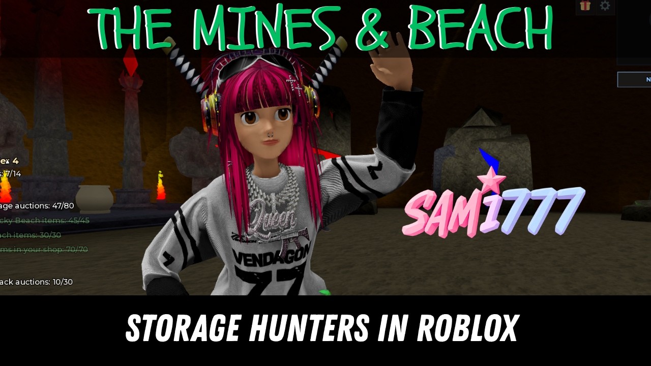 THE MINES & BEACH BEFORE THE TRAIN IN STORAGE HUNTERS | ROBLOX | CHILL & LURK | #roblox #videogames