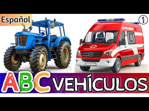 ABC de Vehículos para Niños: 🚗 Aprende el Abecedario con Vehículos Geniales! 🚜🚓