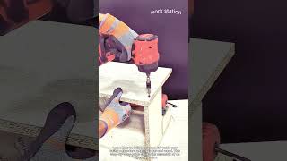 Amazing DIY Angle Grinder Table Saw Build #worker #process #diy #woodworking #tools