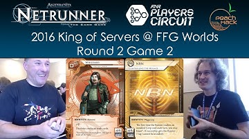 Netrunner - Whizzard vs. Controlling the Message - 2016 King of Servers - Round 2 Game 2