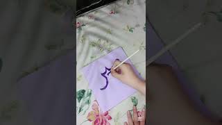 Turning old canvas into SABR  Painting | Art Transformation #shorts