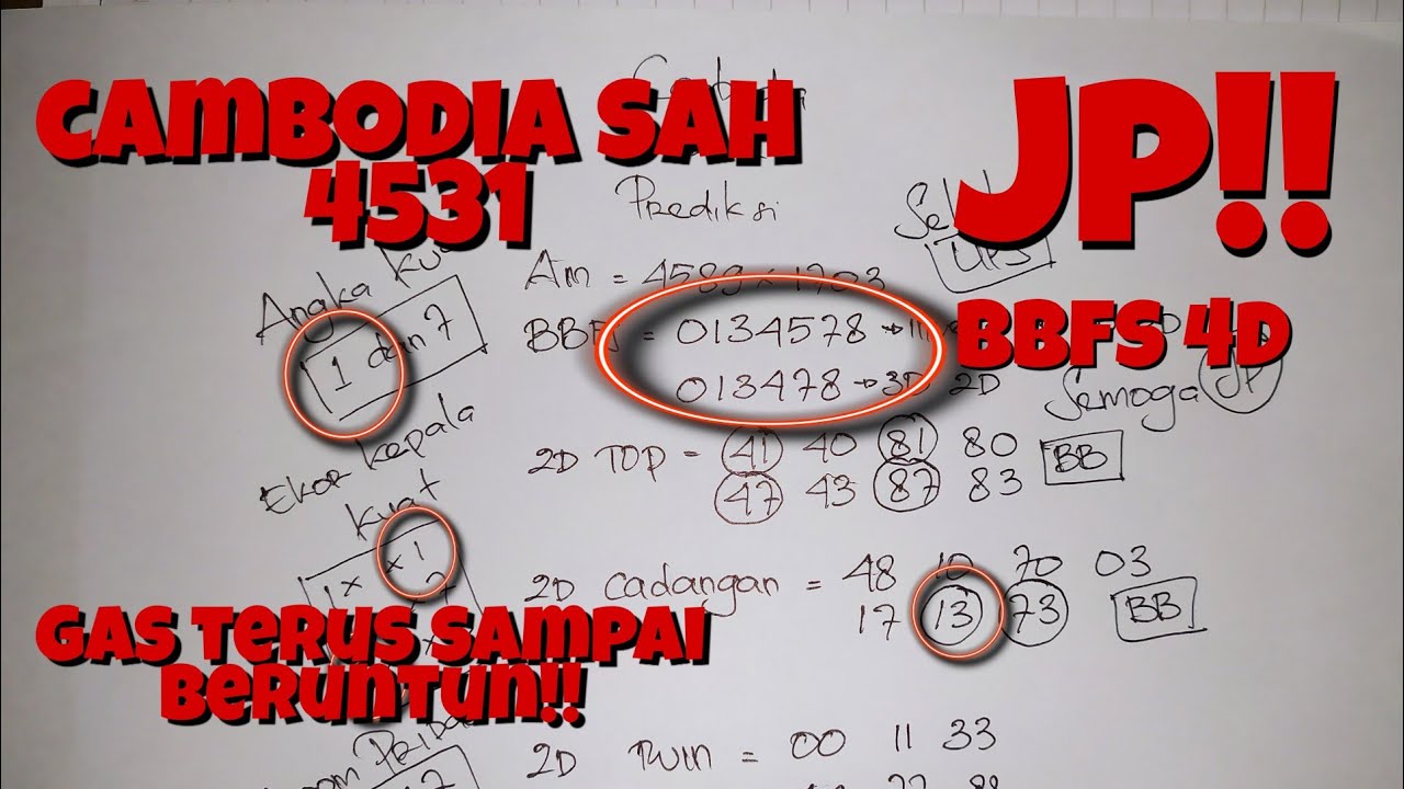 Prediksi Cambodia Hari Ini Sabtu 15 Agustus 2020 Youtube