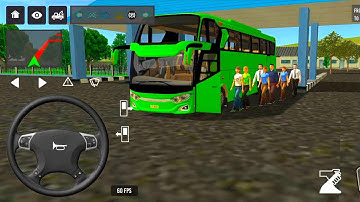 Indonesia Coach bus driving | Euro bus simulator 2025 Android gameplay #game 1
