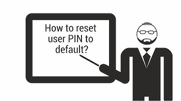 How to reset user PIN to default in the SECOLINK alarm system?