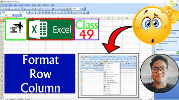 Day 49 - Format row, column & sheet | Microsoft Excel 2003 | Tiger Army | 2022