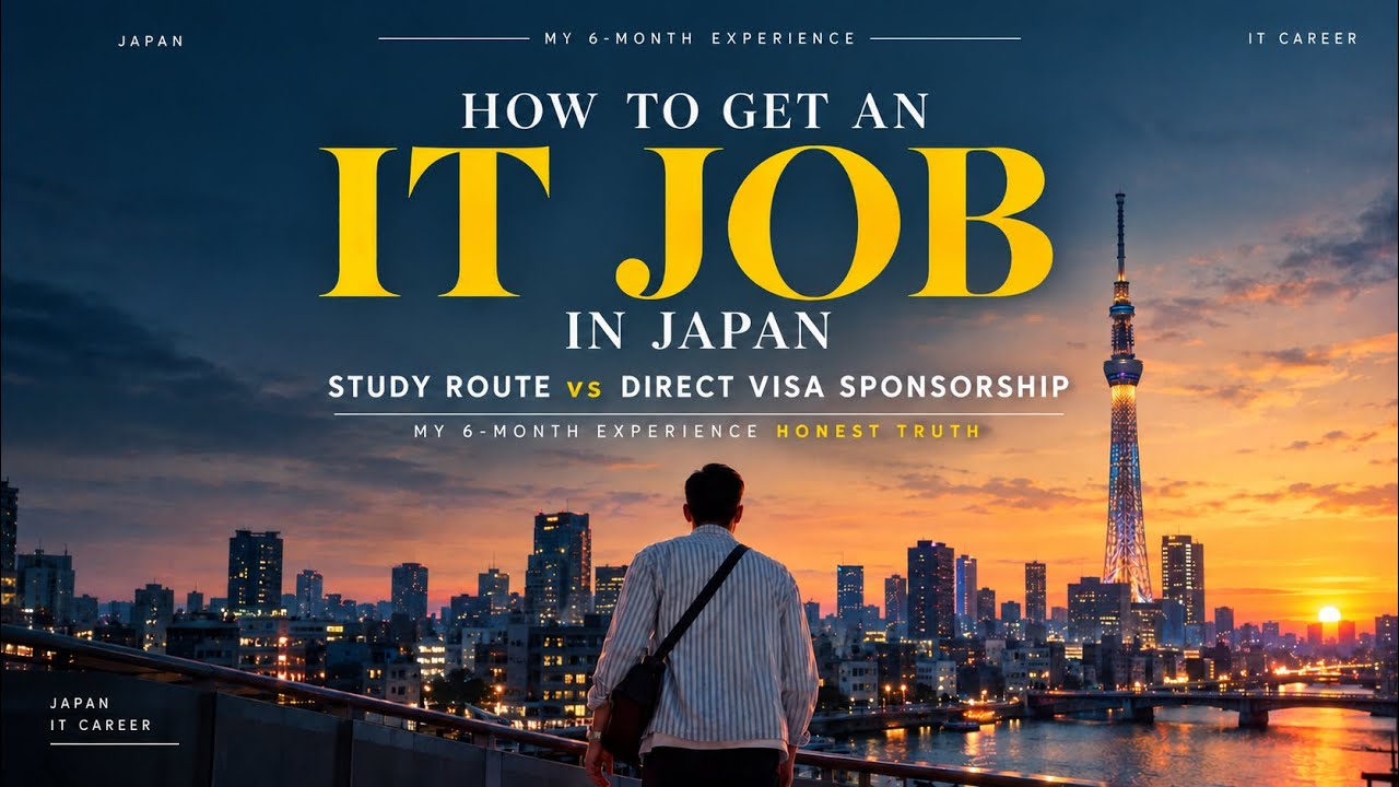 Thumbnail: How to Get an IT Job in Japan: Study Route vs Direct Visa Sponsorship