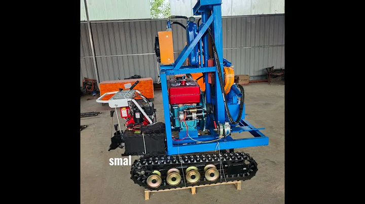 The new small crawler self-propelled diesel hydraulic water well drilling rig