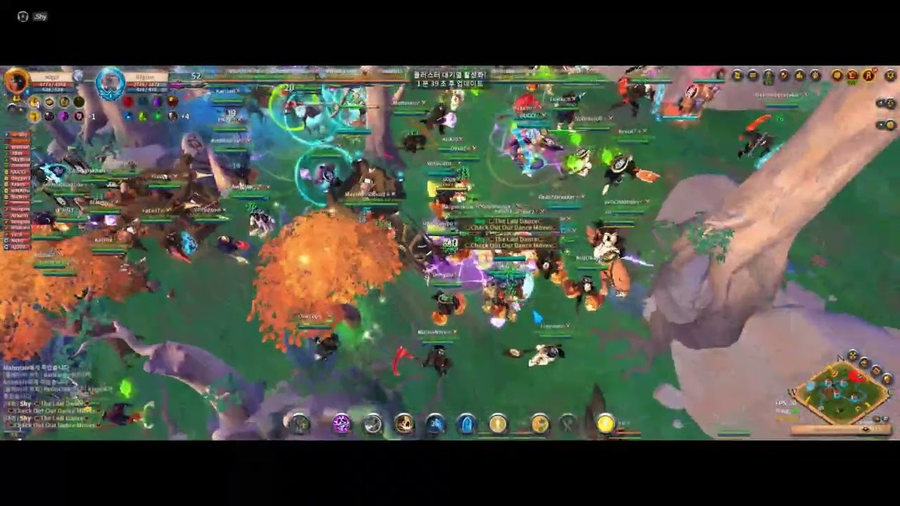 Albion online l 알비온 l Step THE Last dance vs CB TB PLAC open field fight ZVZ HOJ play