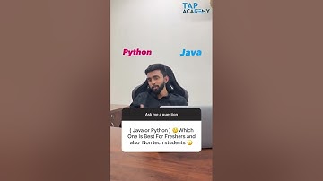 Which programming language is best for getting a job? | Java or Python #short