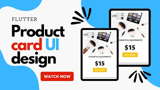 Flutter Card UI design | Shop Product UI Design Flutter
