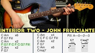 Interior Two - John Frusciante (Lesson)