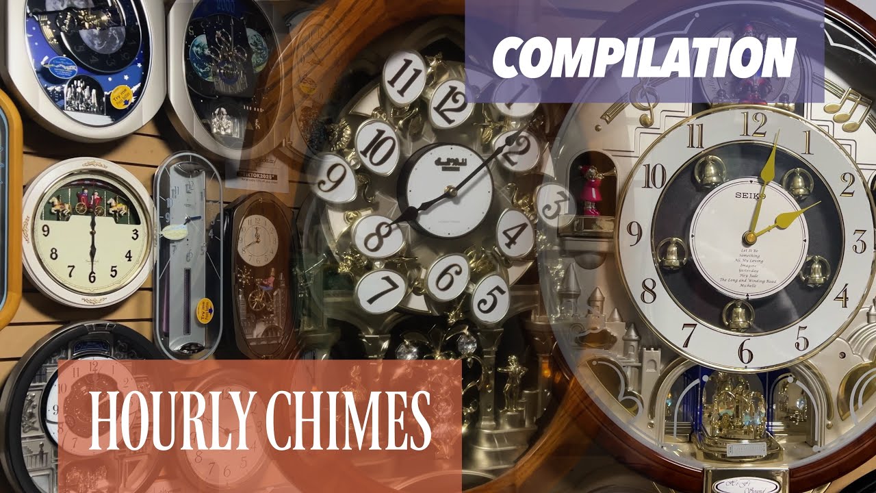 43 Minutes Of Musical Clocks…With Hourly Chimes! | Compilation: Volume 15 (からくり時計の編纂)