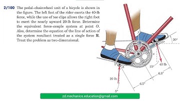 072 Engineering Mechanics: Statics (Ch 2 ) / Solved Problems / ( الميكانيك الهندسي ) حل مسائل ستاتيك