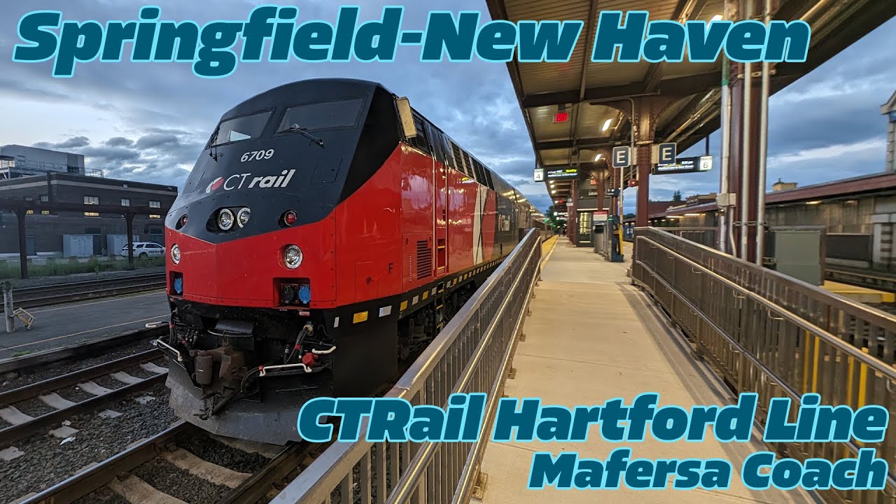 Trip Report: CTRail Hartford Line from Springfield to New Haven - YouTube