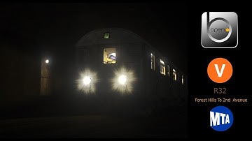 OpenBVE | R32 V route: Forest Hills To 2nd Avenue