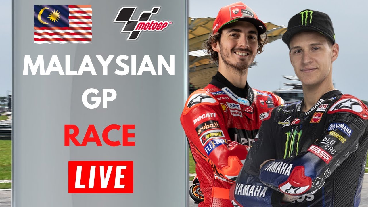 LIVE MotoGP 2022 Malaysian GP Race Sepang Circuit Live Stream Watch Along