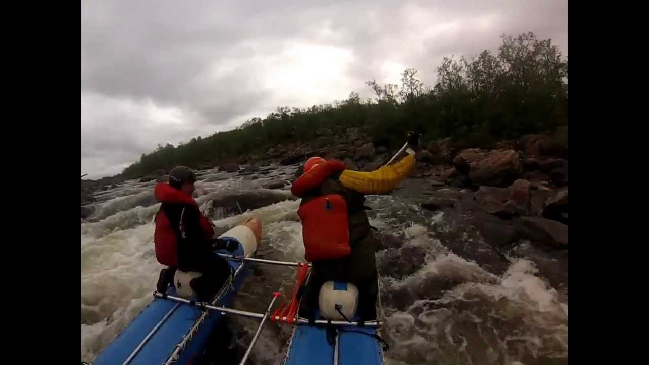 порог Пятый падун, Западная Лица - YouTube