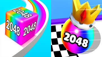 Jelly Run 2048 VS Ball Merge 2048 - Gameplay Android iOS Ep 1