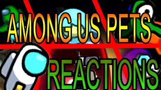 Pets When You Die Pets Reactions To Your DEATH In AMONG US Death Animations with Pets-Among Us