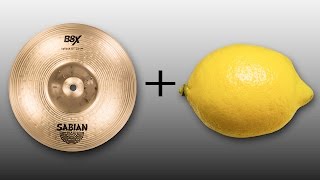 Cymbal cleaning lemon