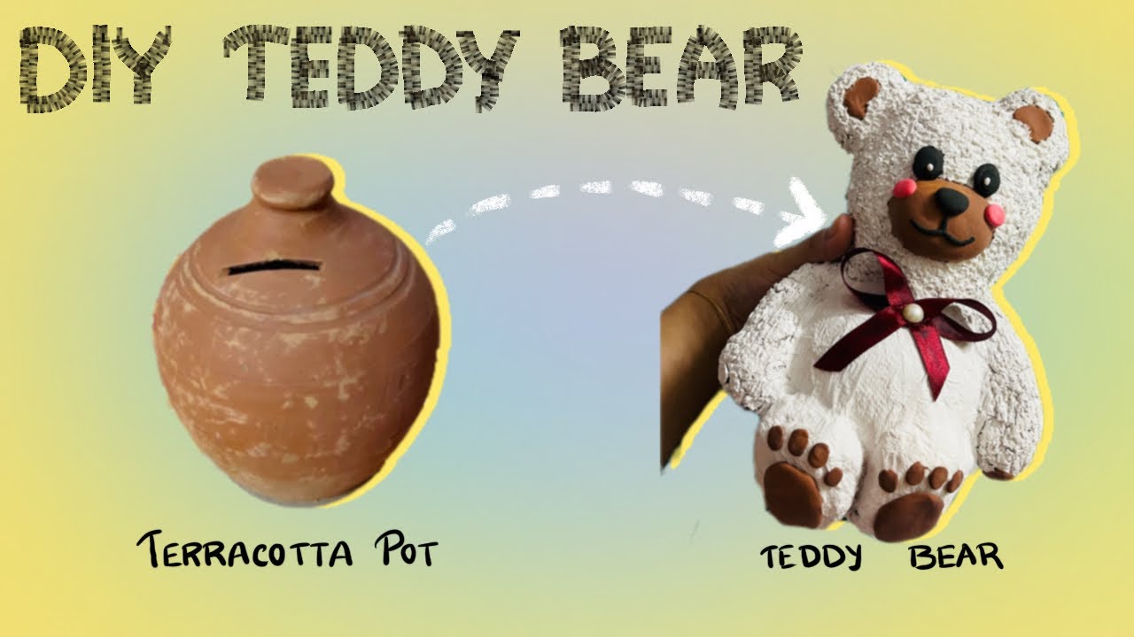 terracotta-gullak-transformation-diy-teddy-bear-matir-bhar-art
