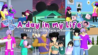 Zoey’s Shocking Twin Pregnancy With Mystery Saja! 😈 K-POP DEMON HUNTER || Sakura School Simulator 