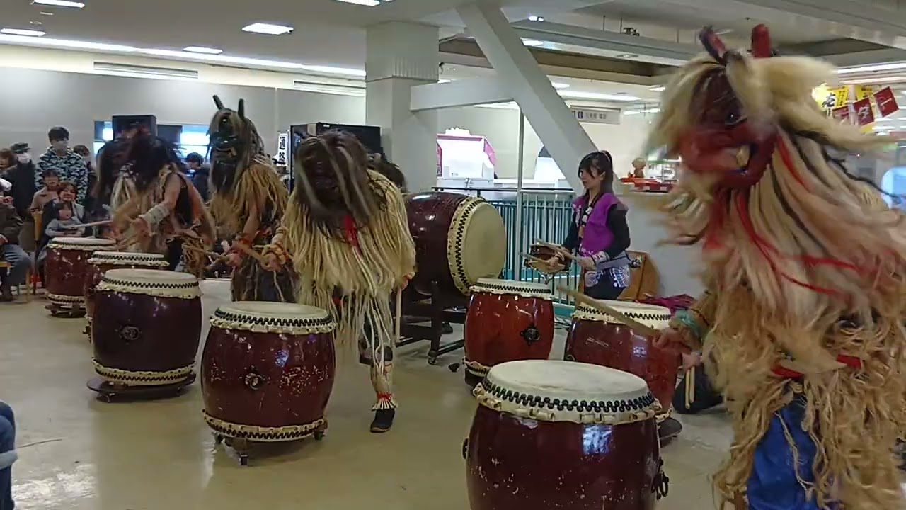 なまはげ👹太鼓男鹿っ鼓イオン土崎港店2026.1.2.