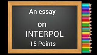 Interpol essay|15 points #interpol #english #englishessay #school