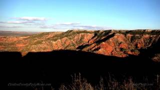 Palo Duro Canyon Overlook Sunset Lightbursts by Russell Kaspar