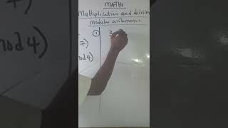 multiplication and division in modular arithmetic