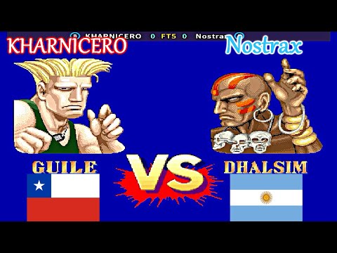 Street Fighter II': Champion Edition - KHARNICERO vs Nostrax