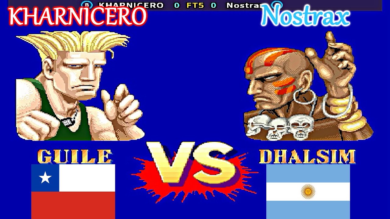 Street Fighter II': Champion Edition - KHARNICERO vs Nostrax