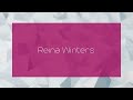 Reina Winters - appearance