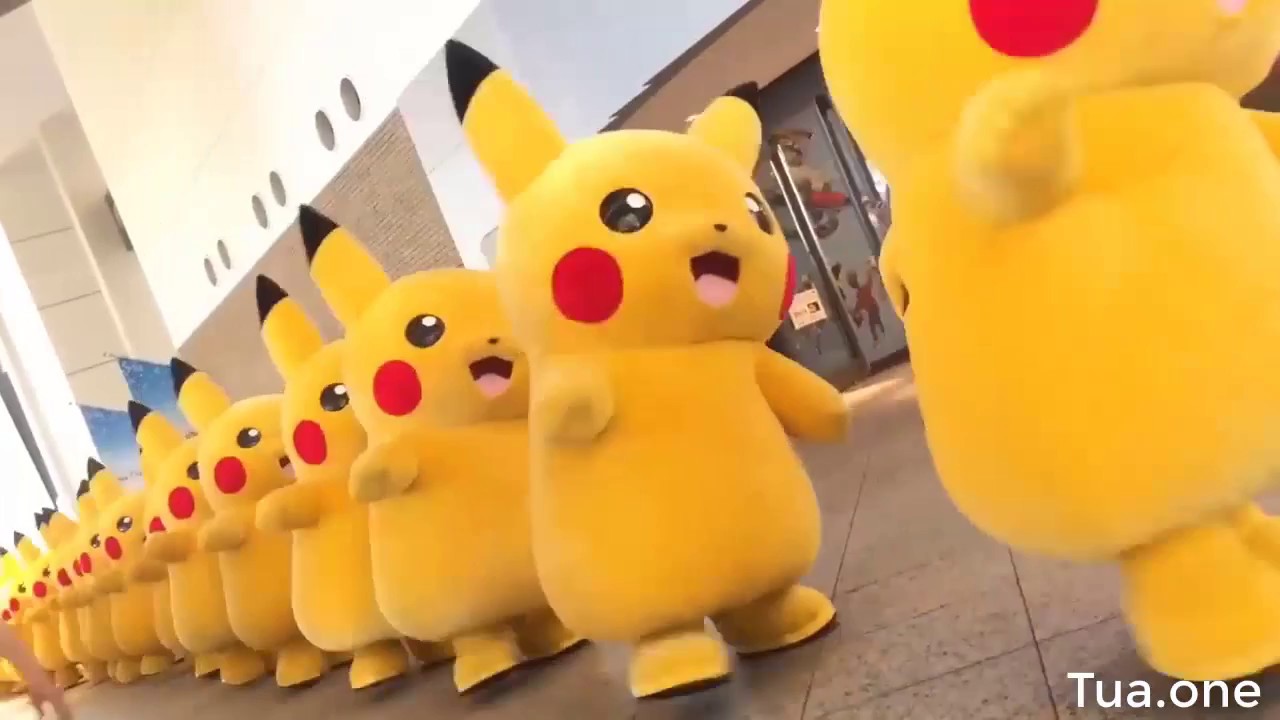 Pokemon Pikachu funny  dance NEW Remix Song Nursery rhymes 