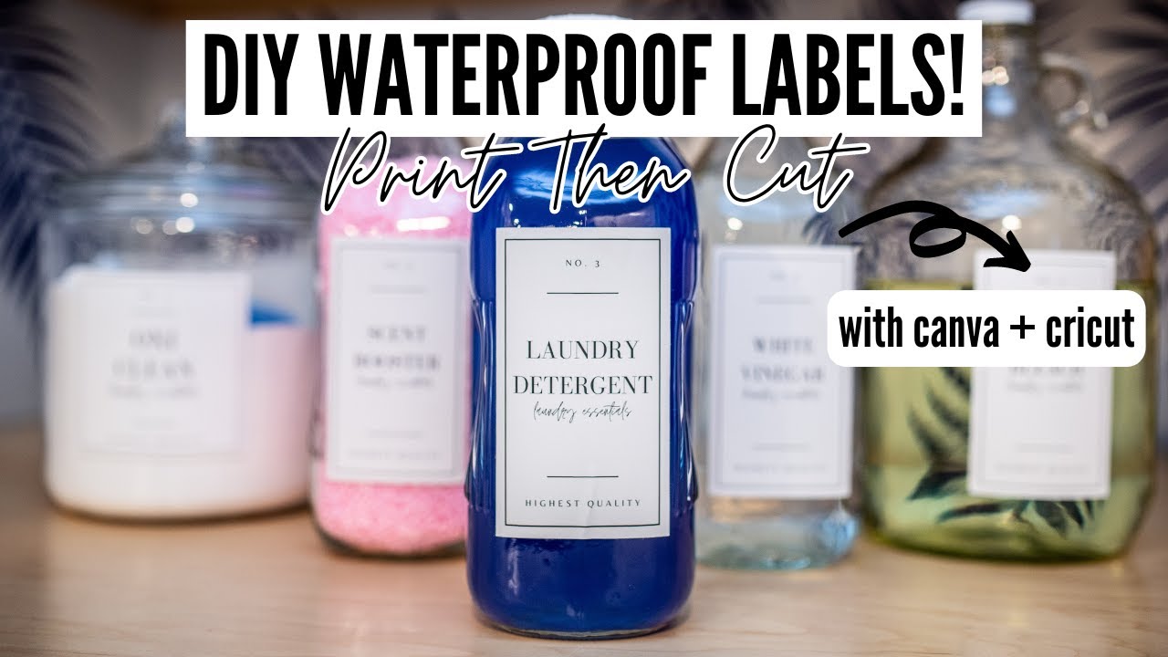 How to Make Labels with Clear Contact Paper - Forrester Home