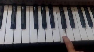 Video thumbnail of "Tum se hi (Jab we met ) Piano tutorial by Gaurav"