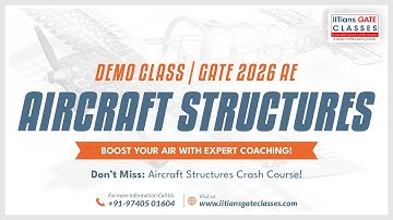 Demo Class-A/c Structure | GATE 2026 Aerospace Engineering Online Crash Course | GATE AE Preparation