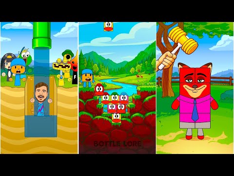 Skateboard Fail Rescue Pocoyo #animation #sprunki