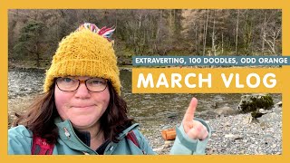 MARCH VLOG  Meeting Art Friends, 100 day project, Illustrating a Picture Book