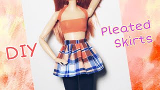 Как сделать плиссированные юбки | СЧАСТЛИВЫЕ КУКЛЫ #diydollclothes # barbie # кукла