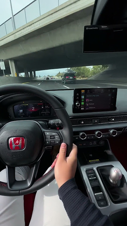 Quick HWY pull in my 533 HP FL5 Civic Type-R #shorts