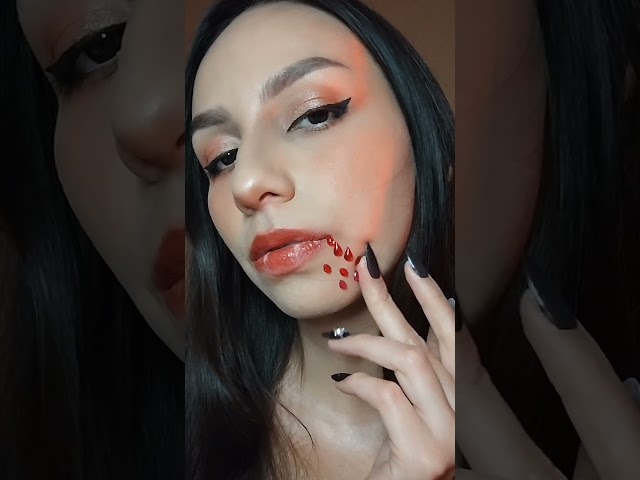 Vampira makeup #asmr #makeuptutorial