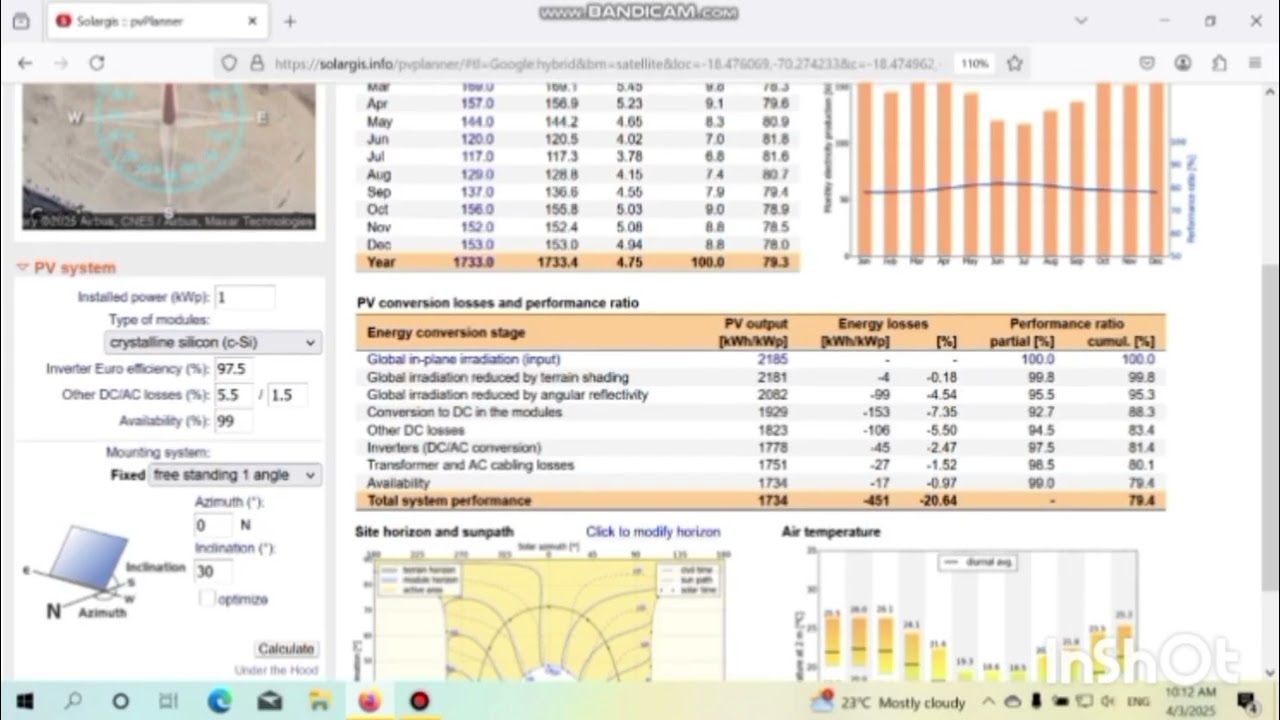 آموزش نرم افزار Solargis pvPlanner